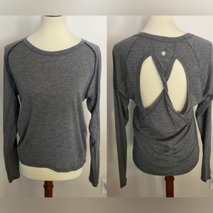 lululemon Open Back Long Sleeve Shirt